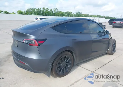 2022 Tesla Model Y Long Range Dual Motor All-Wheel Drive из США, поврежденный, VIN 7SAYGDEE3NF565428